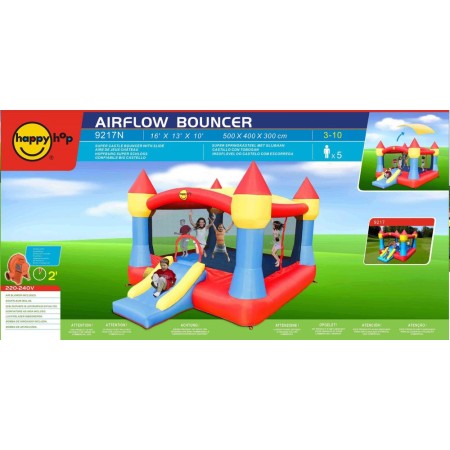 Castello Gonfiabile Gigante Scivolo Gioco Bambini Tappeto Saltarello Medioevo