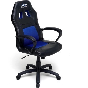 Poltrona Gaming Cameretta Ragazzi Ergonomica con Braccioli e Ruote Sedia Nera