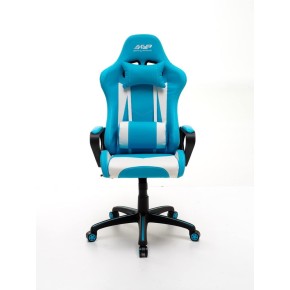 Poltrona da Gaming Cuscino Cervicale Lombare con Braccioli Ruote Ergonomica 2