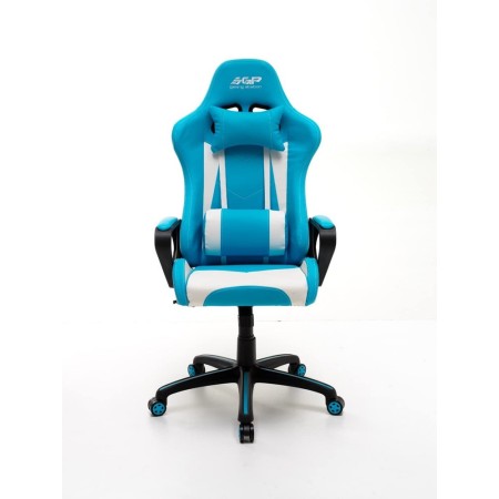 Poltrona da Gaming Cuscino Cervicale Lombare con Braccioli Ruote Ergonomica