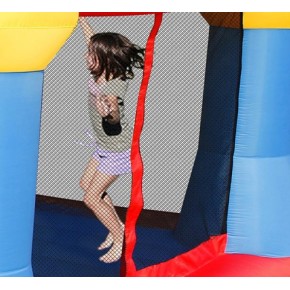 Castello Gonfiabile Gigante Scivolo Gioco Bambini Tappeto Saltarello Medioevo 2
