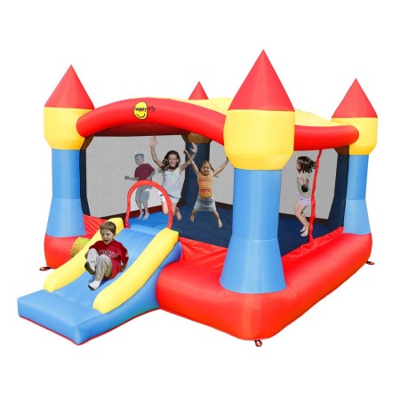 Castello Gonfiabile Gigante Scivolo Gioco Bambini Tappeto Saltarello Medioevo