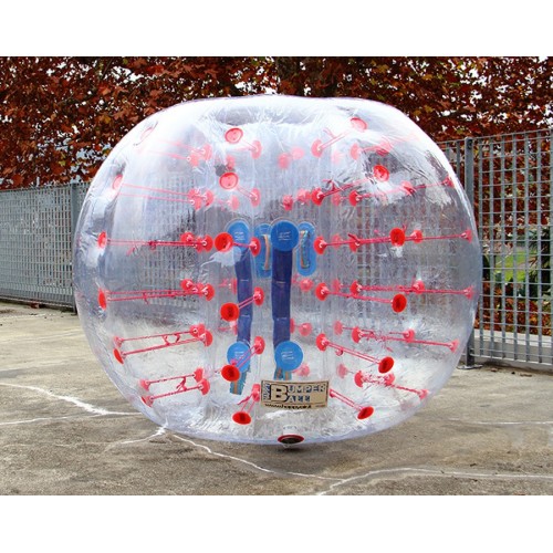 Palla Gonfiabile Happy Bumper Ball 1.5 mt con Pompa Aria Pallone Calcio Paraurti