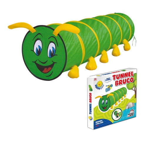 Play Tunnel Bruco Tenda da Gioco per Bambini Casetta Giardino Cameretta Bimbi