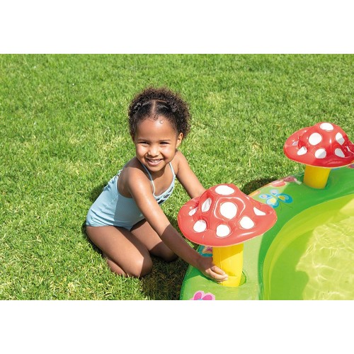 Parco Acquatico Gonfiabile Piscina con Scivolo per Bambini Intex da Giardino