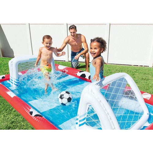 Parco Acquatico Intex Sport Piscina Gonfiabile Esterna Rettangolare Fuoriterra