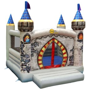 Gioco Castello Gonfiabile per Bambini Tappeto Elastico completo di Pompa Aria
