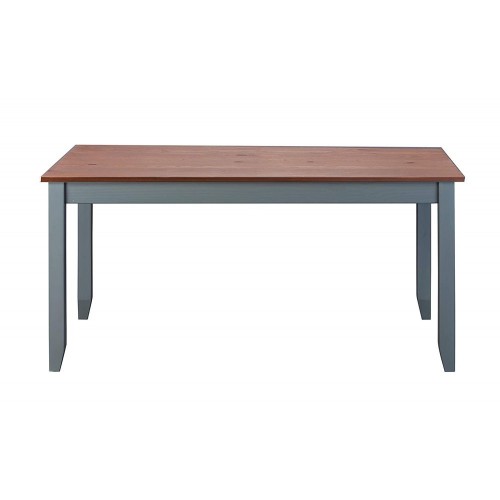 Tavolo Marrone Industrial 160x90 in Legno da Salotto Pranzo Moderno Rettangolare
