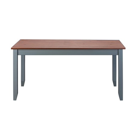 Tavolo Marrone Industrial 160x90 in Legno da Salotto Pranzo Moderno Rettangolare