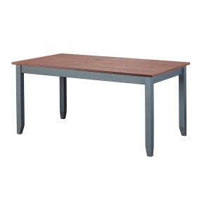 Tavolo Marrone Industrial 160x90 in Legno da Salotto Pranzo Moderno Rettangolare