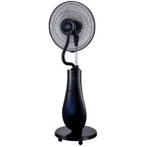 Ventilatore a Piantana Nebulizzatore Oscillante Silenzioso con Telecomando Terra
