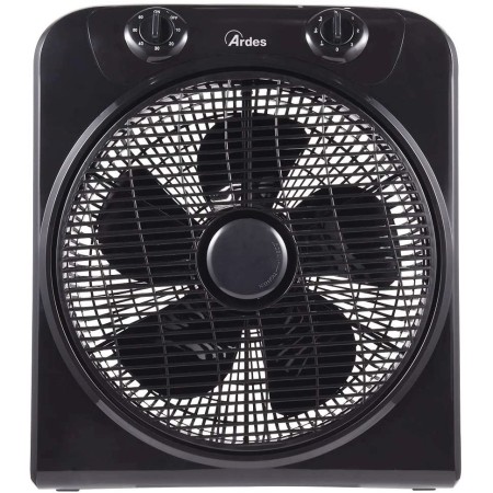 Ventilatore da Terra Pavimento Silenzioso Tavolo Portatile Grow Box Timer Nero