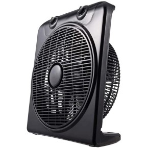 Ventilatore da Terra Pavimento Silenzioso Tavolo Portatile Grow Box Timer Nero
