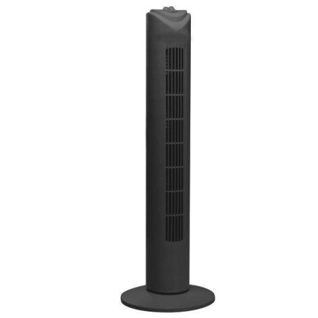 Ventilatore a Torre Colonna Oscillante Ventola da Pavimento Senza Pale Nero