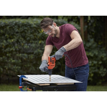 Trapano Avvitatore Black and Decker a Percussione Elettrico Compatto Punte Filo