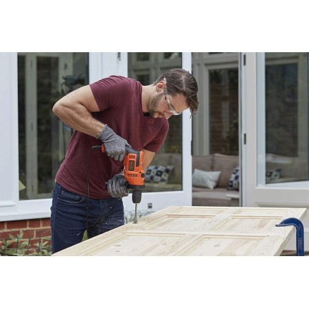 Trapano Avvitatore Black and Decker a Percussione Elettrico Compatto Punte Filo