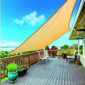 Tenda Ombreggiante a Vela 3x3 Quadrata Telo da Giardino Esterno Sole Parasole