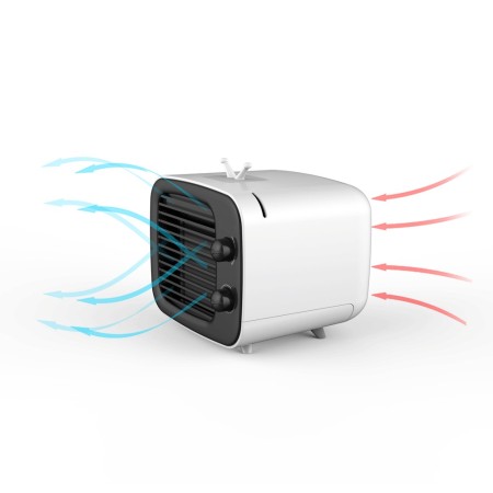 Ventilatore da Tavolo Mini Piccolo Retro Vintage Usb ad Acqua Ghiaccio Grow Box