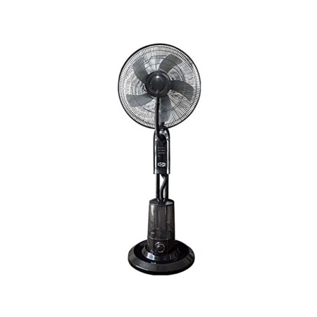 Ventilatore a Piantana da Pavimento Velocità Pale Umidificatore Ultrasuoni Timer