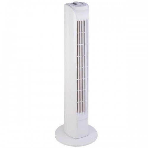 Ventilatore a Torre Colonna Oscillante Ventola da Pavimento Senza Pale Bianco