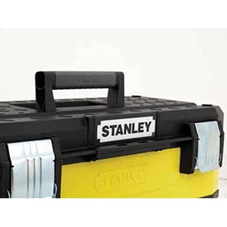Cassetta Porta Attrezzi in Metallo Porta Utensili Organizer Stanley Elettricista