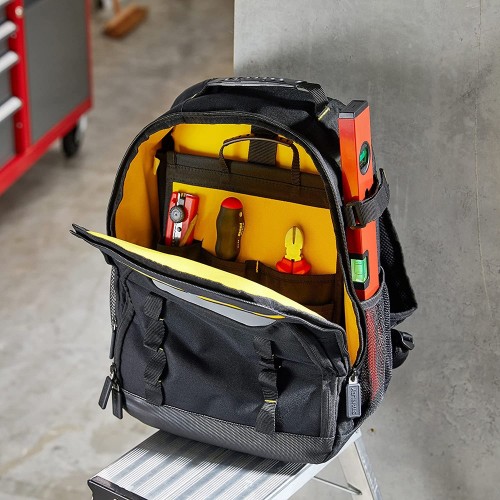Zaino Porta Utensili Stanley Borsa Attrezzi da Lavoro Organizer Porta Pc Nylon