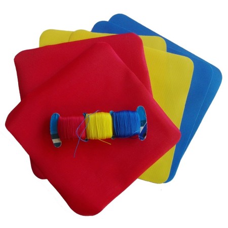 Kit Riparazione Giochi Gonfiabili Toppe Pezze Fori e Strappi con Mastice PVC