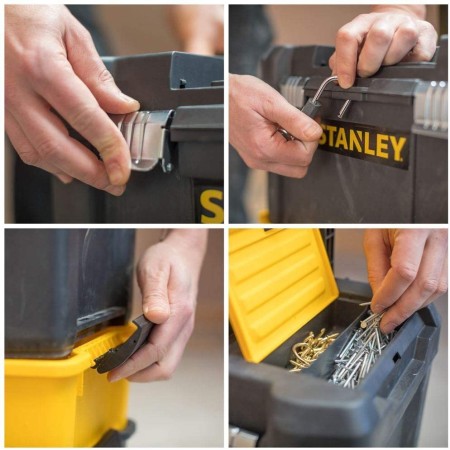 Carrello Porta Utensili con Ruote Trolley Stanley Organizer Attrezzi da Lavoro