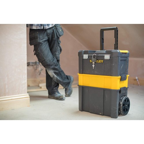  Carrello Porta Utensili con Ruote Trolley Stanley Organizer Attrezzi da Lavoro
