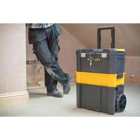  Carrello Porta Utensili con Ruote Trolley Stanley Organizer Attrezzi da Lavoro