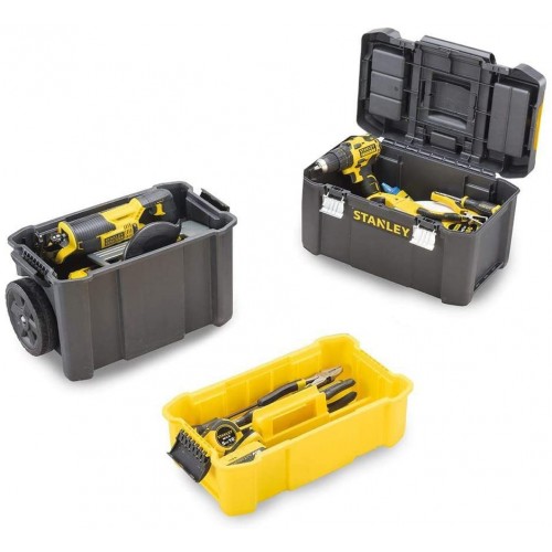  Carrello Porta Utensili con Ruote Trolley Stanley Organizer Attrezzi da Lavoro