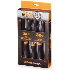 Kit Giraviti Beta Elettricista a Stella a Croce Set Cacciaviti Taglio Calamitati