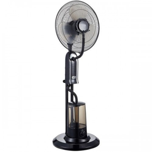 Ventilatore a Piantana da Pavimento Pale Umidificatore Nebulizzatore Timer Led