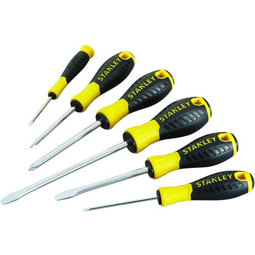 Kit Giraviti a Croce Stella Stanley Set Cacciaviti a Taglio Precisione Piccolo 