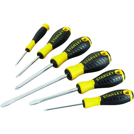 Kit Giraviti a Croce Stella Stanley Set Cacciaviti a Taglio Precisione Piccolo 