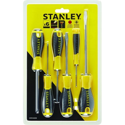 Kit Giraviti a Croce Stella Stanley Set Cacciaviti a Taglio Precisione Piccolo 