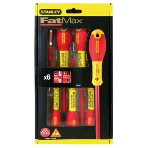 Set Cacciaviti Elettricista Lama Piatta Isolata a Croce Giraviti a Stella Tester