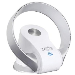 Ventilatore da Tavolo da Muro Senza Pale Oscillante Telecomando Mini Timer