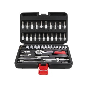 Set Chiavi a Bussola Valigetta Attrezzi in Acciaio 1/4 Professionale Officina