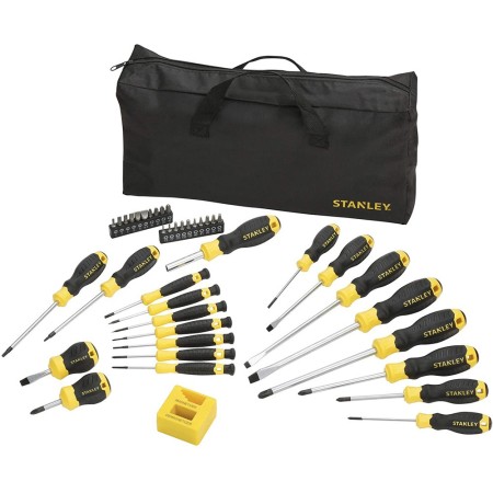 Set Cacciaviti Stanley a Lama Piatta Torx Giraviti a Croce Piccolo con Inserti