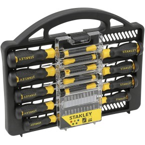 Kit Giraviti Stanley a Lama Piatta Torx a Croce Piccolo con Inserti Cacciaviti