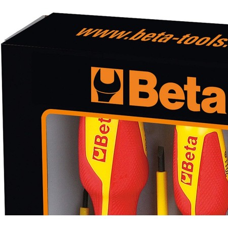 Kit Giraviti Beta Elettricista Isolati Lama Piatta e Punta Philips Professionali