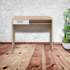 Tavolo Scrivania 100 cm Rovere Cassetto Piccola Porta Pc Salvaspazio Cameretta 2