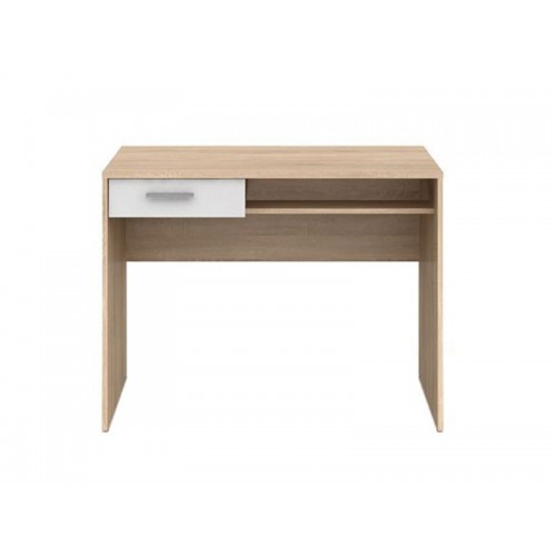 Tavolo Scrivania 100 cm Rovere Cassetto Piccola Porta Pc Salvaspazio Cameretta