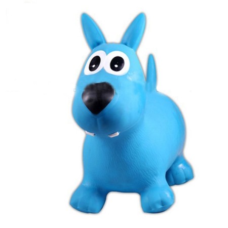 Puppy Animaletti Cavalcabili Gonfiabili Gomma Saltarello Giochi Bimbi Max 35kg
