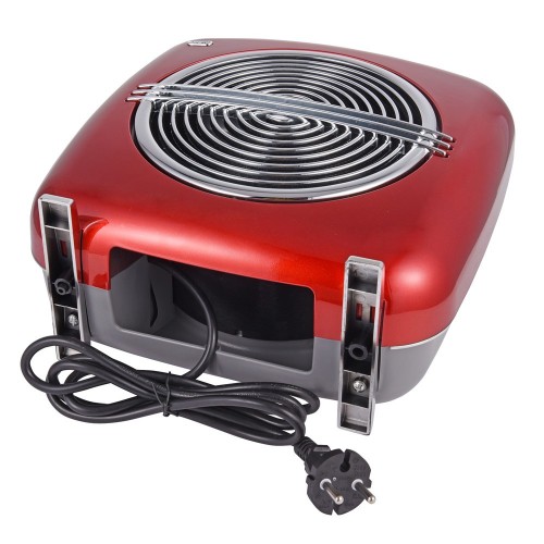 Termoventilatore Vintage Oscillante Stufa Elettrica Caldobagno 2000 W Mini Rosso
