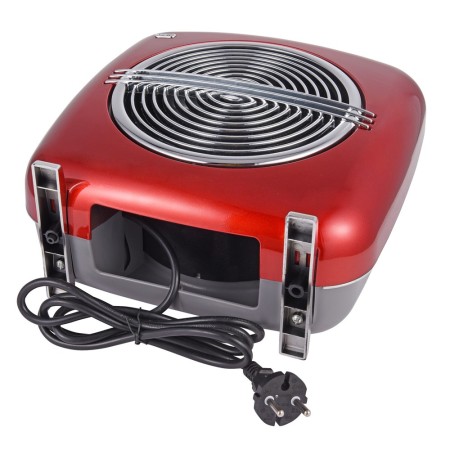 Termoventilatore Vintage Oscillante Stufa Elettrica Caldobagno 2000 W Mini Rosso