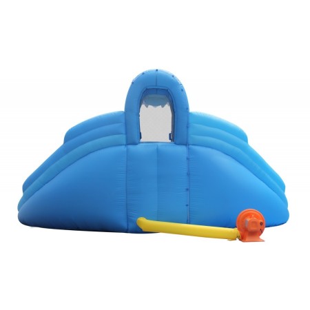 Gonfiabile per Bambini Scivoli Arrampicata Piscina Giochi Acqua Parco Acquatico