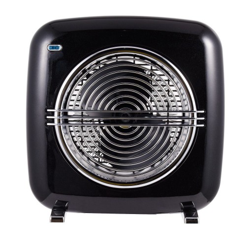 Termoventilatore Vintage Oscillante Stufa Elettrica Caldobagno 2000 W Mini Nero