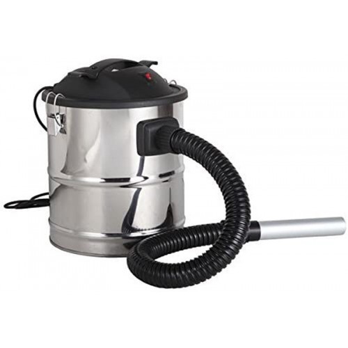 Bidone Aspiracenere 1000W 18 Lt per Stufe a Pellet Camino a Legna Filtro Tubo 